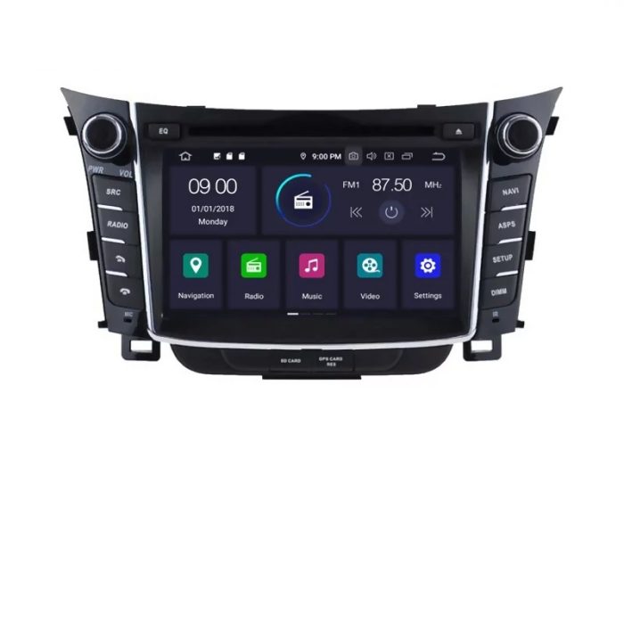 Navigatie auto Hyundai I30 , Procesor Octa-Core , 4 GBmemorie RAM  , 64 GB memorie interna ,Wi-Fi , Android 10, Bluetooth
