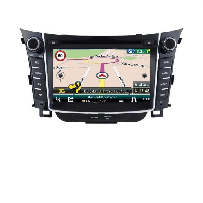 Navigatie auto Hyundai I30 , Procesor Octa-Core , 4 GBmemorie RAM  , 64 GB memorie interna ,Wi-Fi , Android 10, Bluetooth - imagine 2