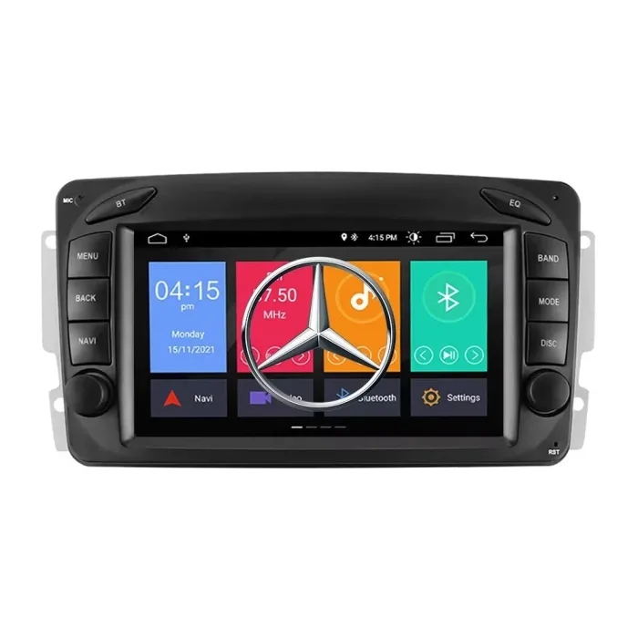 Navigatie auto Mercedes C-class w203 Octa-Core,4G memorie RAM , 64GB memorie interna , Android  , E-class w210, CLK, SLK, Vaneo, Viano, Vito, A-class w168, G-class w463, M-class /ML W163, Wi-Fi, Bluetooth/// Produs resigilat  /// - imagine 3