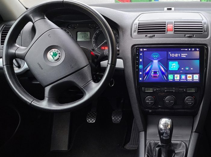 Navigatie auto Octa-Core Skoda Octavia, Android 12, Wi-Fi, Android, Bluetooth ,conexiune 4G prin slot cartela SIM - imagine 5