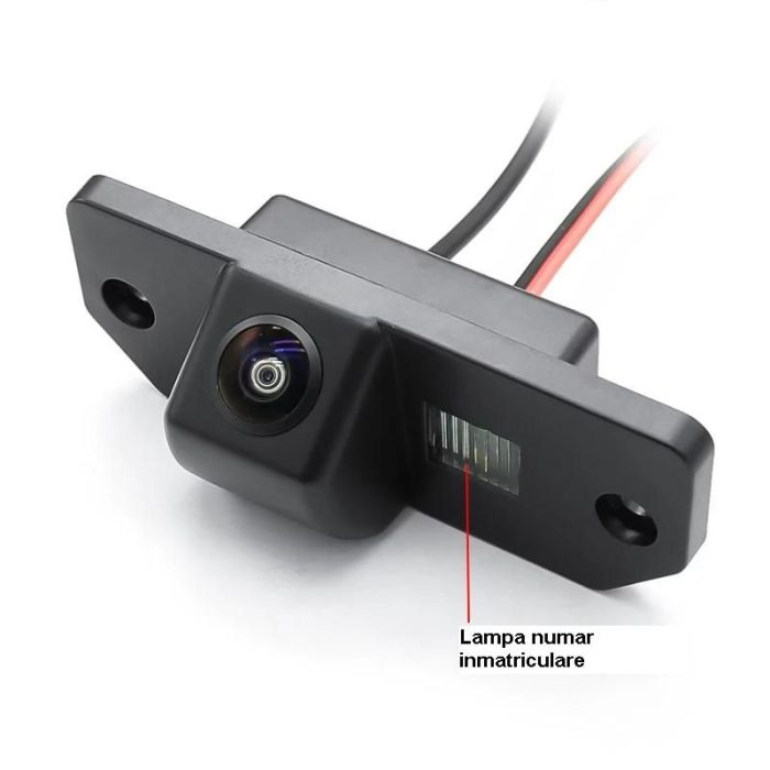 Camera marsarier Ford Focus 2 sedan, C-max, dedicata pe lampa iluminat numar - imagine 2