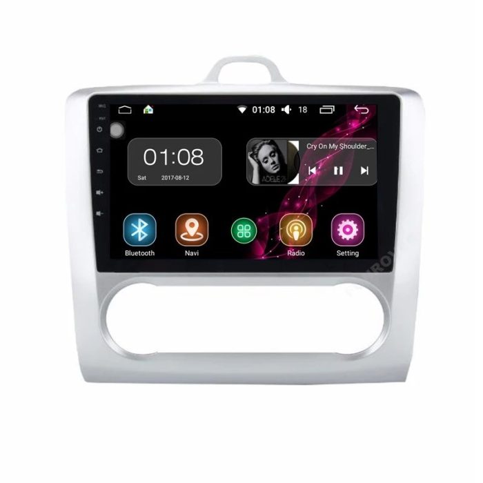 Navigatie auto Ford Focus 2, Wi-Fi, Android 12, Bluetooth, Rama adaptoare clima automata - imagine 2