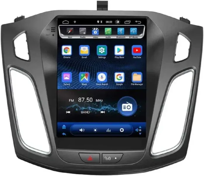 Navigatie auto Ford Focus 3 Tesla Octa-Core 8G+128G Android 14 , slot cartela SIM ,Carplay si Android Auto
