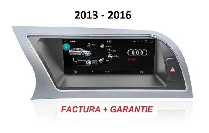 Navigatie auto Audi A4,6G memorie RAM ,128GB memorie interna ,Android 14,Carplay + Android Auto - imagine 5