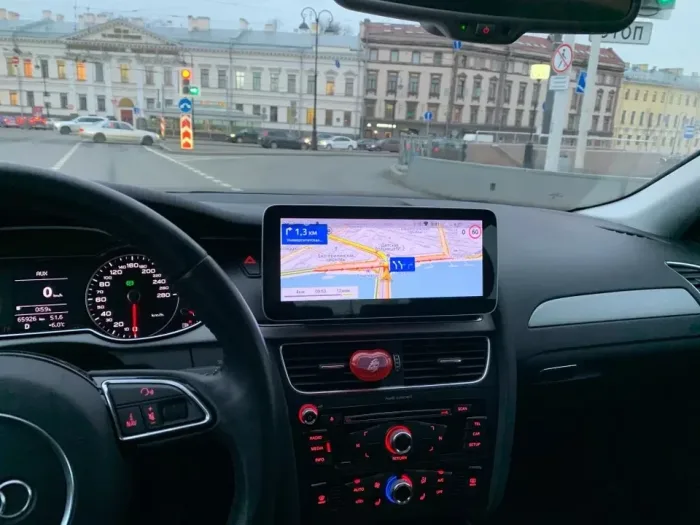 Navigatie auto dedicata Audi A4 A5 B8 ( 2009 - 2016) , Audi Concert / Symphony  , MMI 2G -Low configuration, 4GB RAM +64 GB ROM , Slot Sim 4G LTE , Display 10,2 inch , Procesor Octa Core - imagine 6