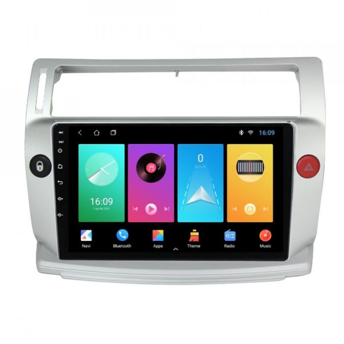 Navigatie auto dedicata Citroen C4 I 2004 - 2009, 1GB RAM, Radio GPS Dual Zone, Display HD IPS 9" Touchscreen, Internet Wi-Fi, Bluetooth, MirrorLink, USB, Waze - imagine 2