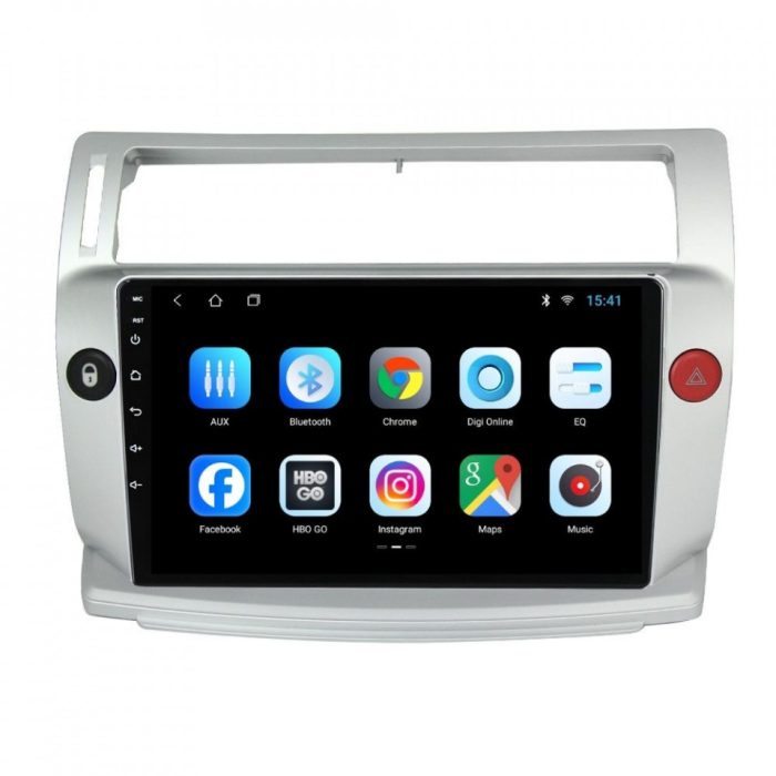 Navigatie auto dedicata Citroen C4 I 2004 - 2009, 1GB RAM, Radio GPS Dual Zone, Display HD IPS 9" Touchscreen, Internet Wi-Fi, Bluetooth, MirrorLink, USB, Waze - imagine 3