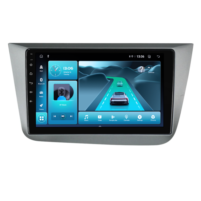 Navigatie auto dedicata Seat Altea 2004-2015, 1GB RAM 32GB ROM, Quad Core, Display 9", Carplay, Android , Bluetooth, Magazin Play, Suport Camere AHD - imagine 4