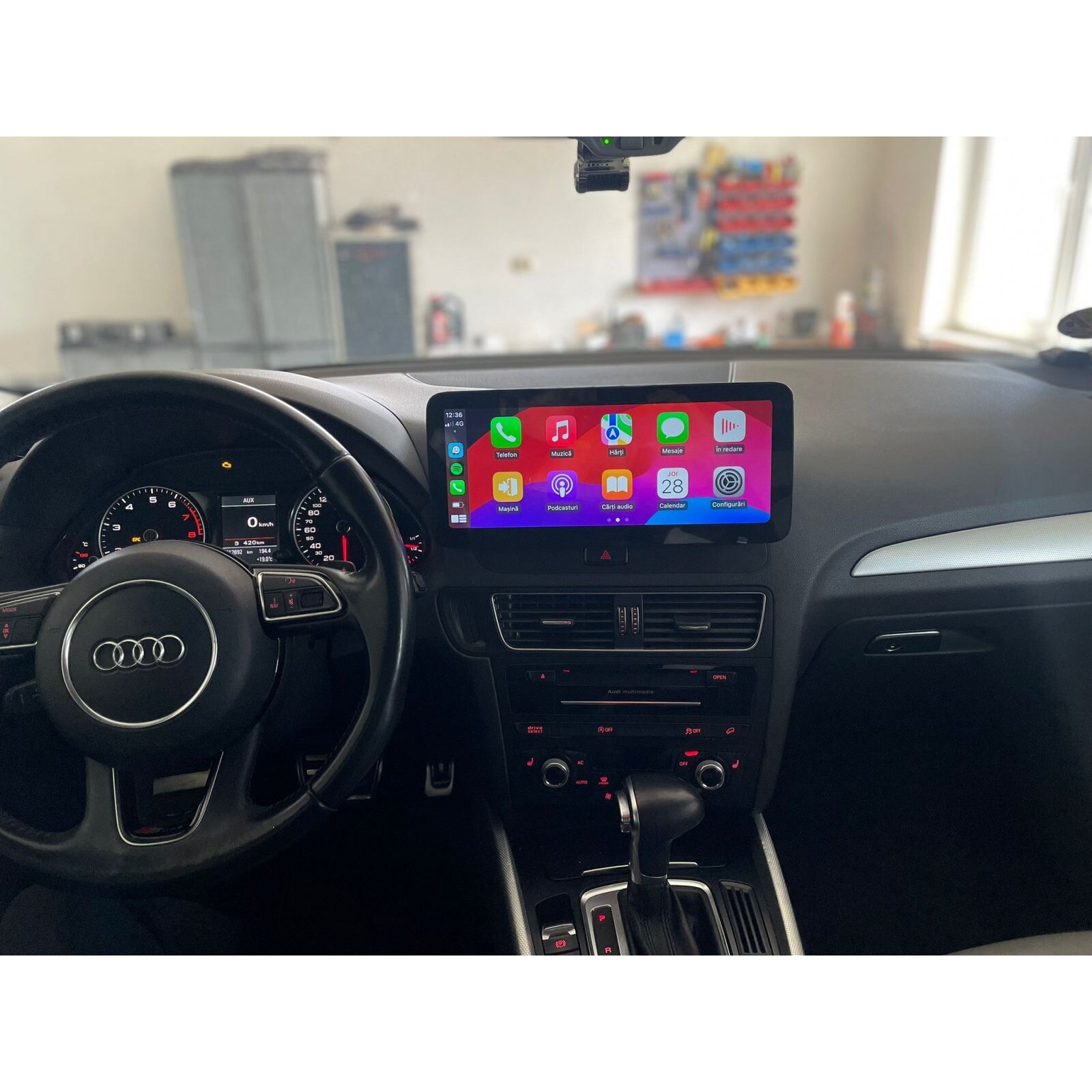 Navigatie auto dedicata Audi Q5, procesor Octa-Core, 6G memorie RAM si 128GB memorie interna, Android, Wi-Fi, Bluetooth, Ecran 10, 2 inch, slot cartela SIM - imagine 4