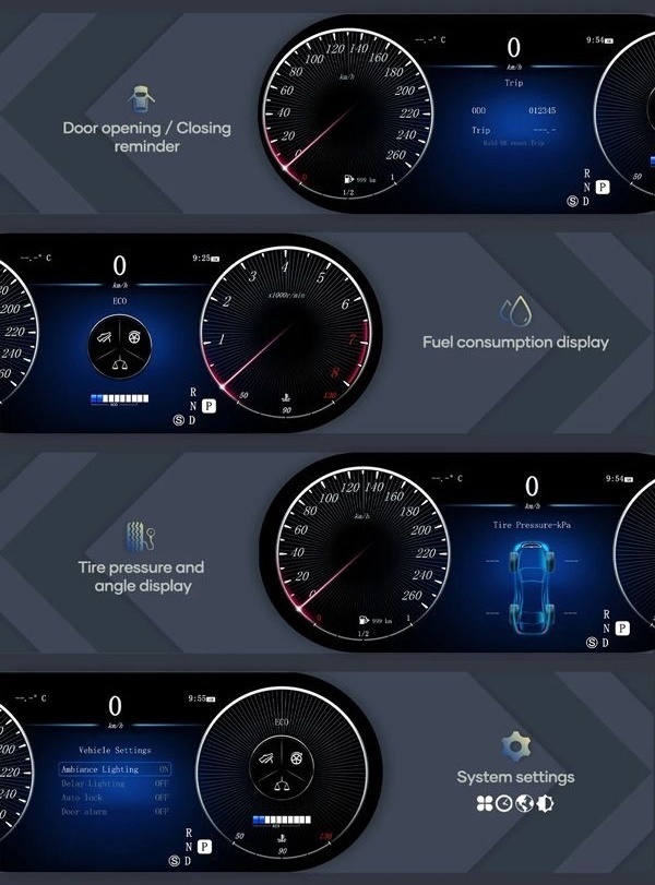 Ceasuri Digitale Mercedes GLC C253 X253 2015-2018 - imagine 4