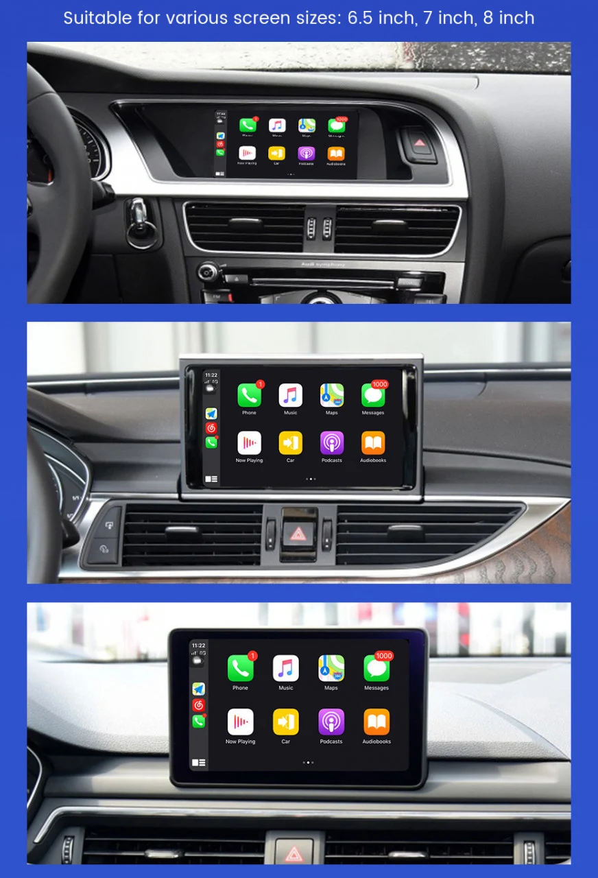 Modul Wireless Carplay si Android Auto Audi A1, A4, A6, A7, A8, Q3, Q5,Q7 MMI 3G - imagine 2
